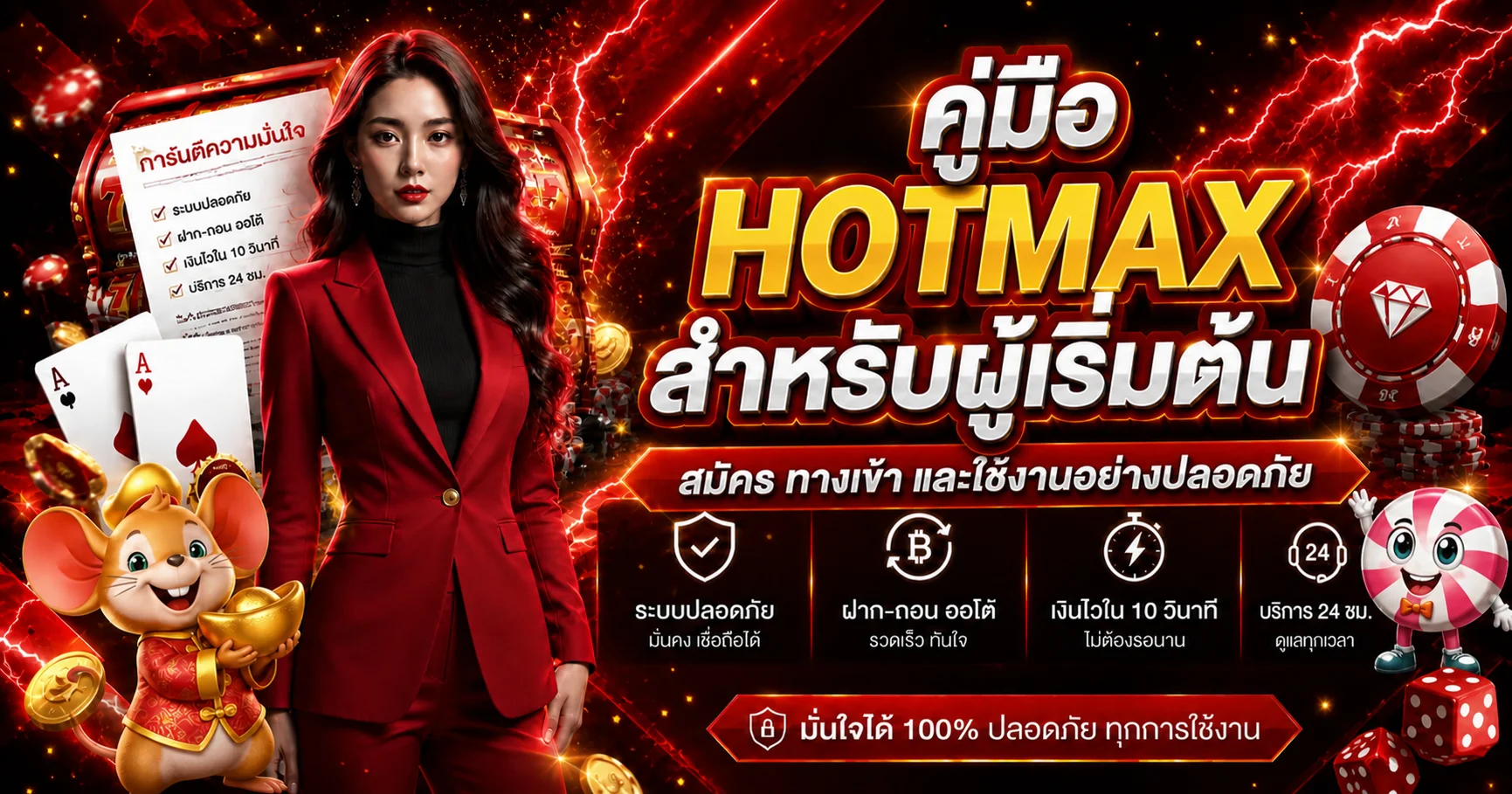 คู่มือ HOTMAX สมัคร ทางเข้า ฝากถอน และความปลอดภัย